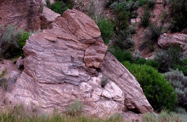 Boulders and Red Sandstone Along CO HWY 131