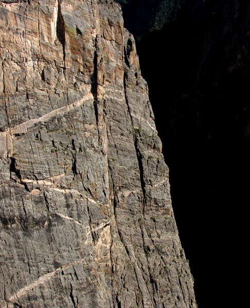 Cliff Edge At Sundown in Black Canyon of the Gunnison National Park CO