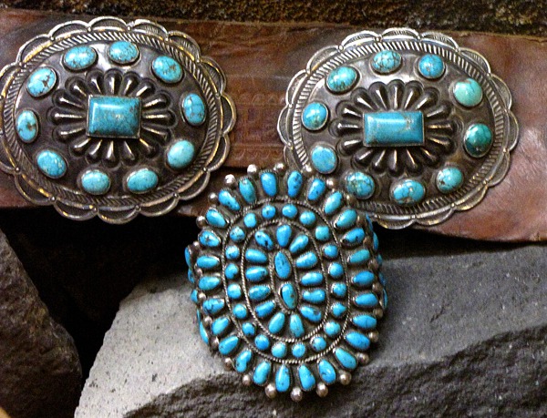 Turquoise and Silver Work