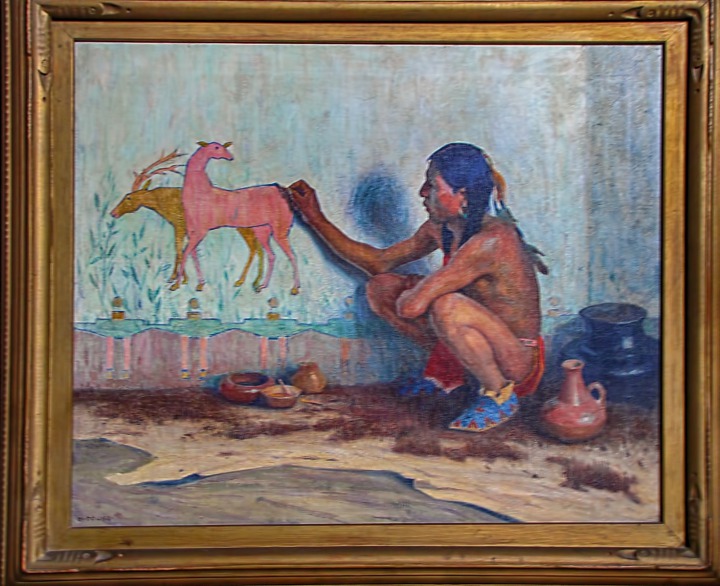 A Couse Painting of a Painter
