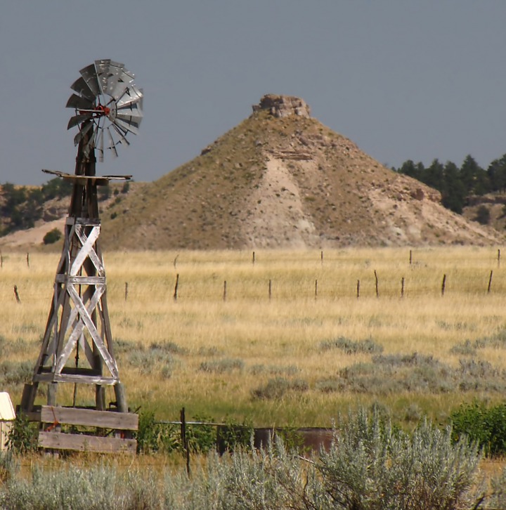 Windmill and Conical Butte